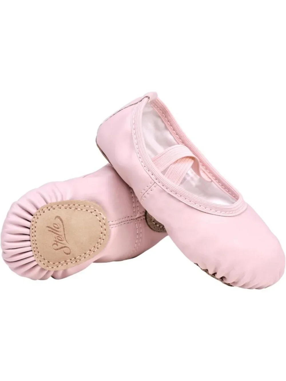 Soft Leather Split Sole Ballet Shoes for Girls - Toddler Dance Practice Footwear